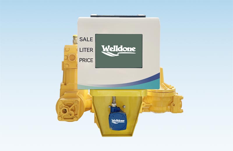 LPG Positive displacement flow meter with new type electronic register